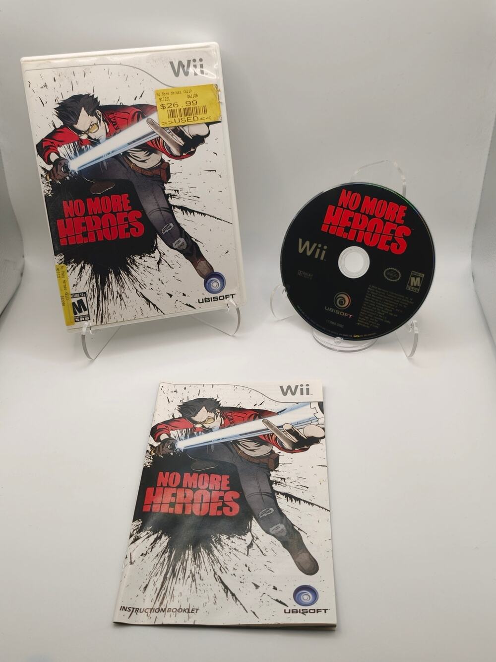 No More Heroes Wii CIB Complete W/ Manual Tested